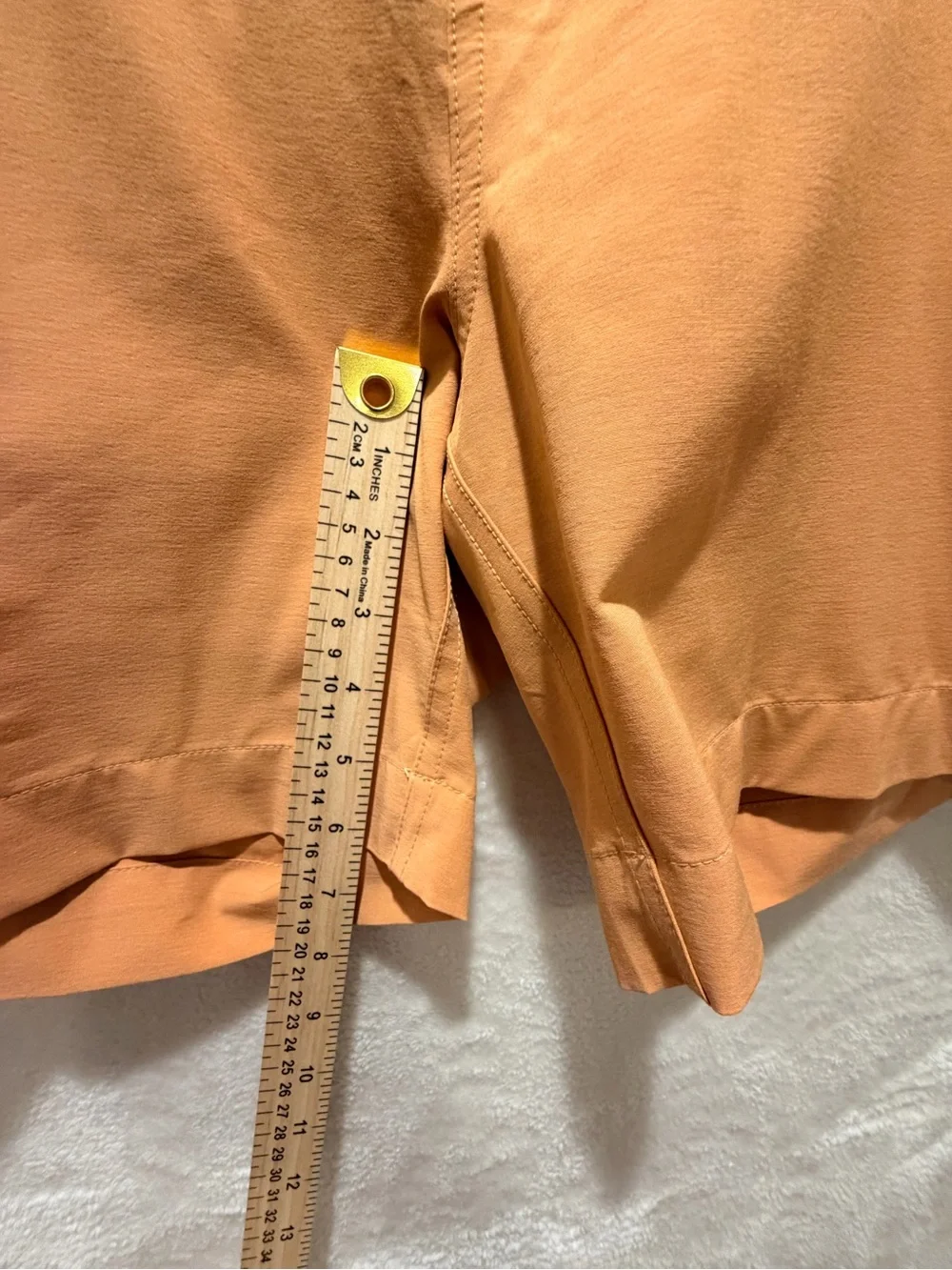 Faherty All Day Shorts Peach Stretch Performance Casual Travel Men 34 CMB3009